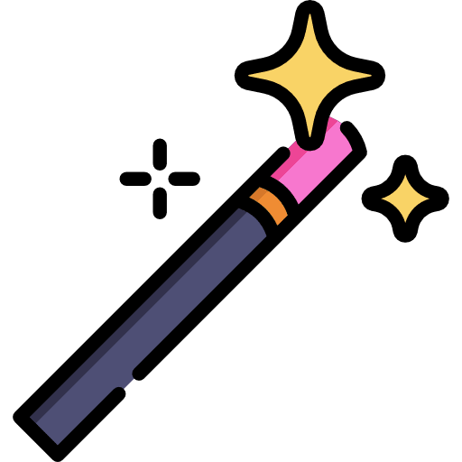 Magic wand entertainment witch magician icon Magic wand entertainment witch magician icon