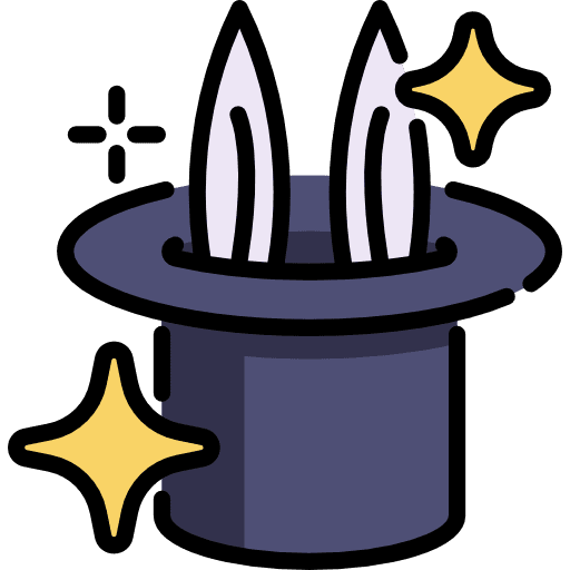 Rabbit entertainment magician rabbit icon Rabbit entertainment magician rabbit icon