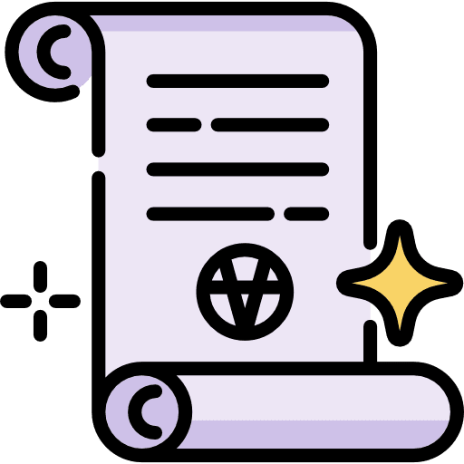 Scroll old paper ancient scroll education icon Scroll old paper ancient scroll education icon