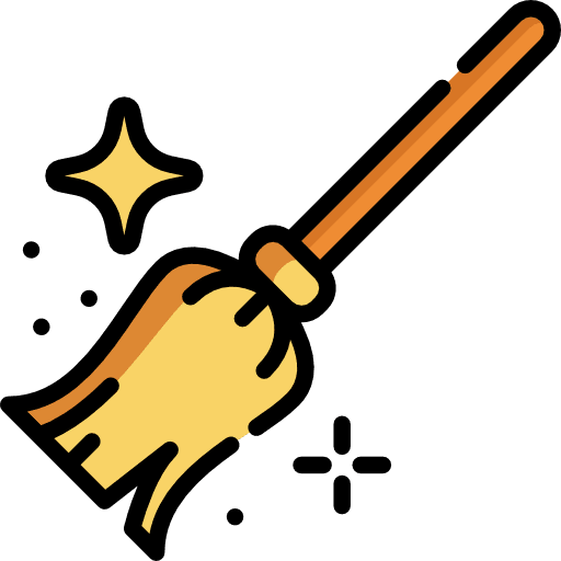 Broom clean cleaner sweeping icon Broom clean cleaner sweeping icon