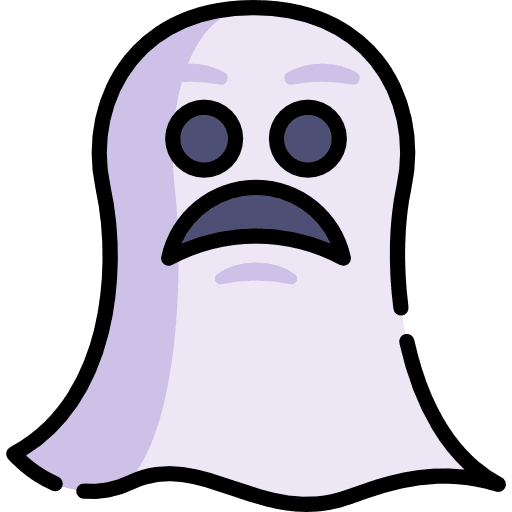 Ghost spooky halloween fear icon Ghost spooky halloween fear icon