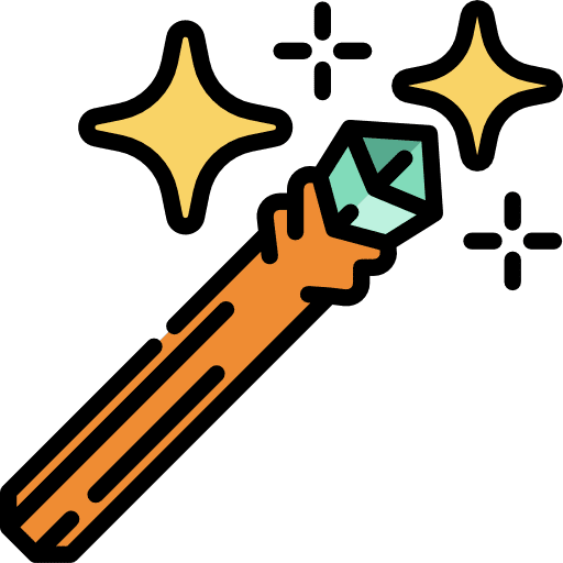 Magic wand magician witchcraft magic wand icon Magic wand magician witchcraft magic wand icon