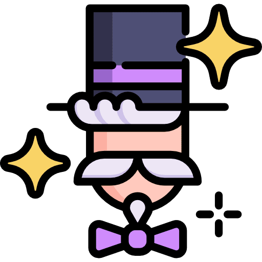 Magician people avatar profession icon Magician people avatar profession icon