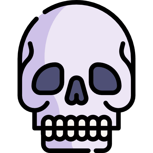 Skull signs skull dead icon Skull signs skull dead icon