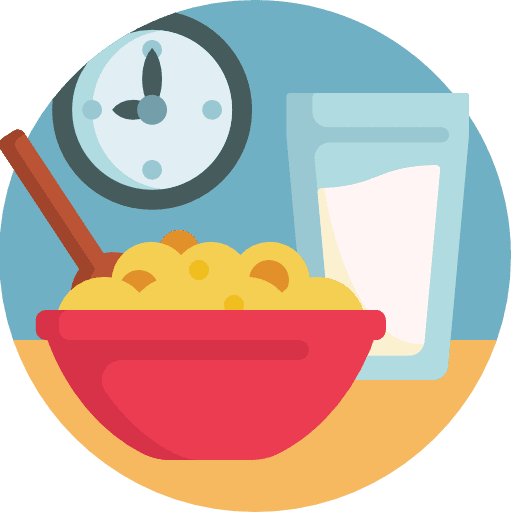 Breakfast package food and restaurant kitchen icon