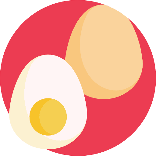 Eggs organic boiled egg food icon