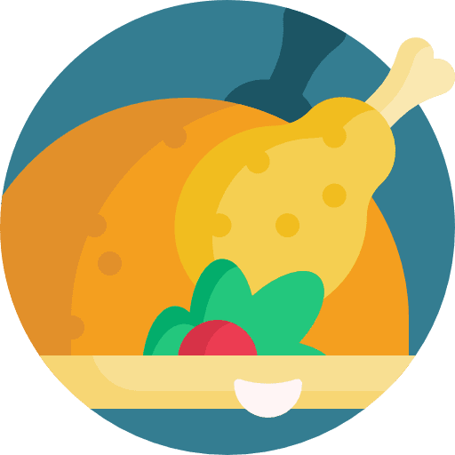 Roast chicken roast chicken chicken leg turkey icon
