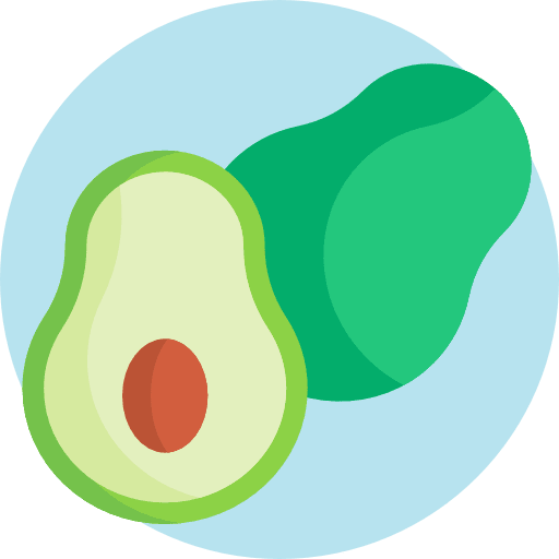 Avocado ecology and environment avocado food and restaurant icon