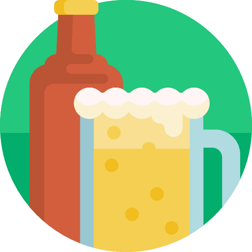 Beer drink pint bottle icon