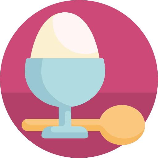 Boiled egg organic boiled egg icon