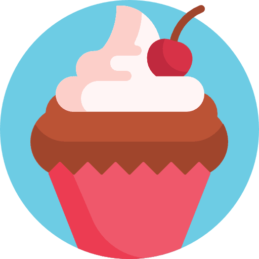 Muffin bakery dessert food and restaurant icon