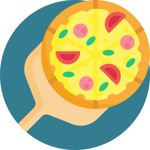 Pizza restaurant pizza italian food icon