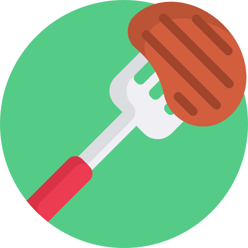 Cutlet barbacue bbq food icon