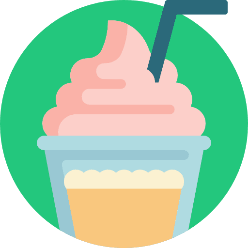 Milkshake food milkshake chocolate icon