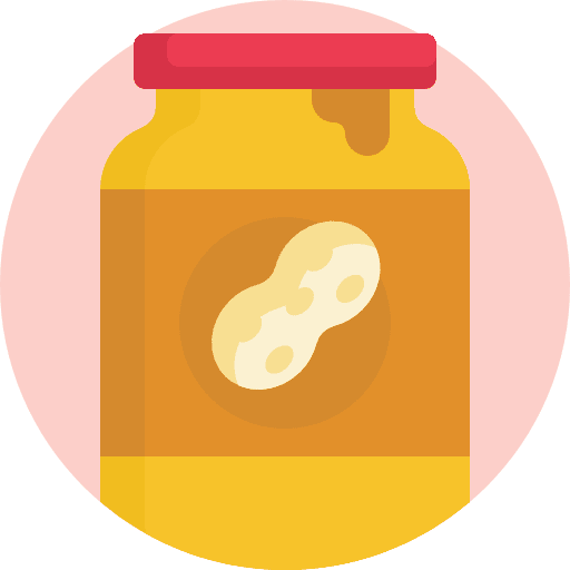 Peanut butter container peanut butter food and restaurant icon