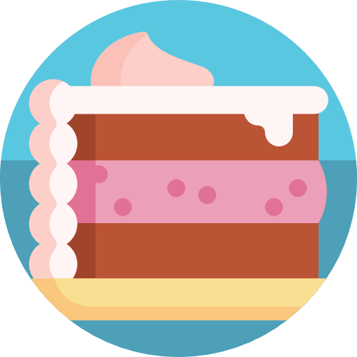 Piece of cake piece dessert sweet icon