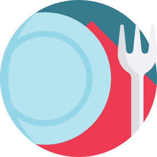 Plate plate food and restaurant dinner icon