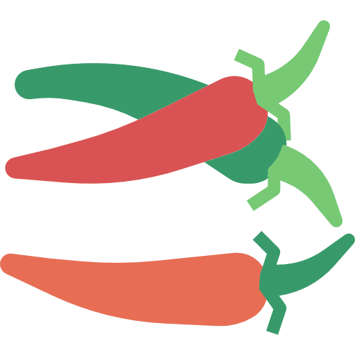 Chili chili appetizer food and restaurant icon Chili chili appetizer food and restaurant icon