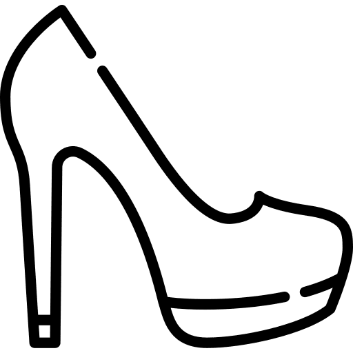 High heels women shoe fashion icon