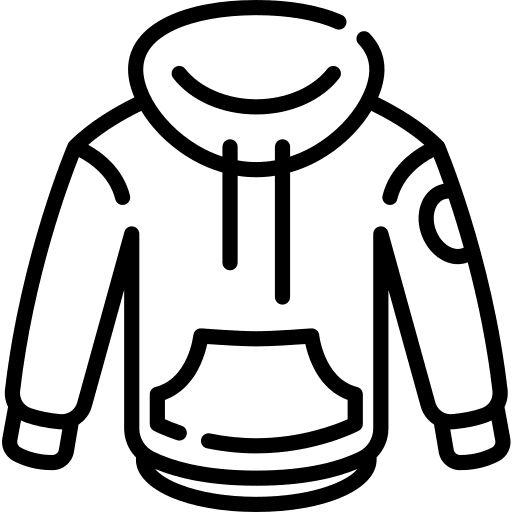 Hoodie sweatshirt fashion clothes icon