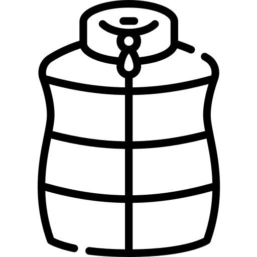 Vest garment fashion cloth icon