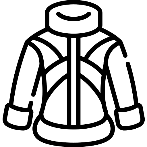 Jacket fashion jacket clothing icon