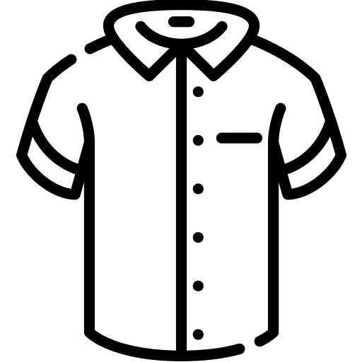 Sleeveless shirt fashion garment shirt icon