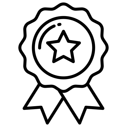 Badge star reward high quality icon