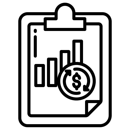 Clipboard data data analysis analysis icon