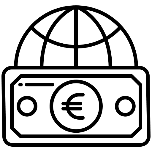 Finance euro money finance icon