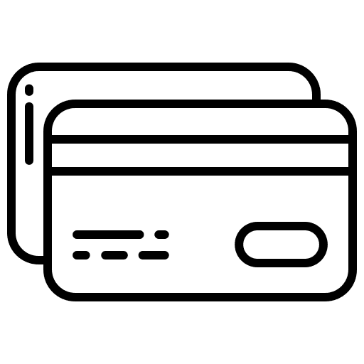 Credit card payment method pay card business and finance icon