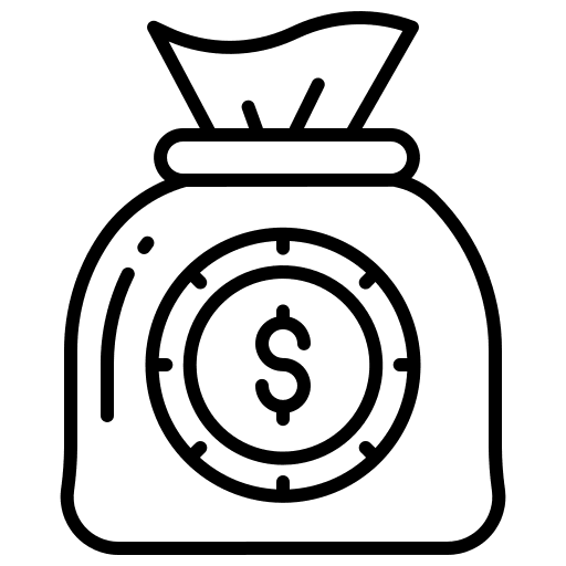 Money bag money bag banking bank icon