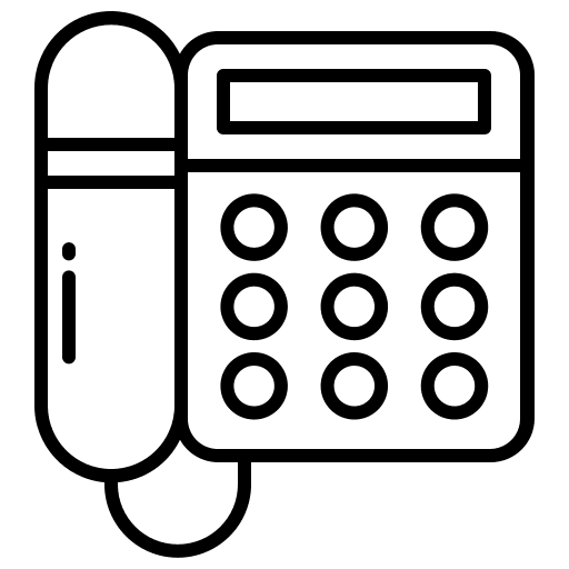 Telephone electronics communications call icon