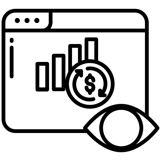 Economy index business and finance view icon