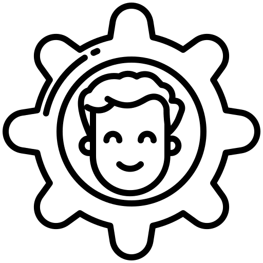 Employee gear settings manager icon