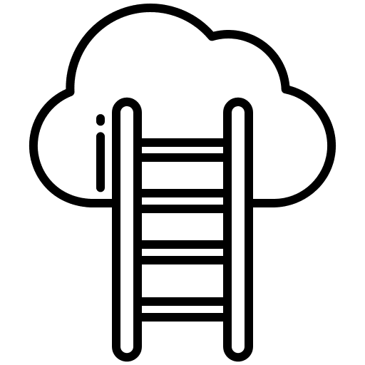 Ladder potential goal aim icon