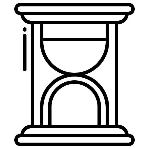 Sandglass sand waiting ui icon