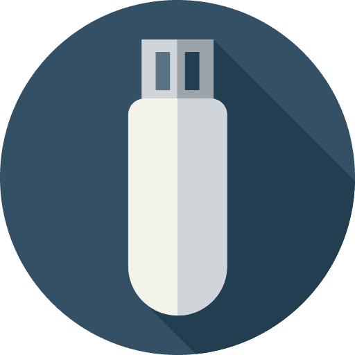 Pendrive file storage usb computing icon