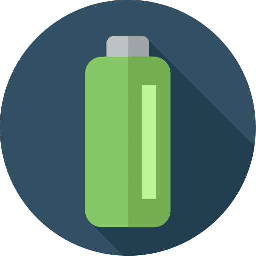 Battery full battery music and multimedia battery icon