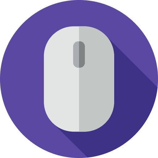 Mouse electronic computing technological icon Mouse electronic computing technological icon