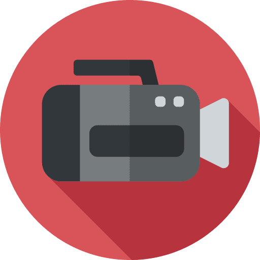 Camera film technology cinema icon Camera film technology cinema icon