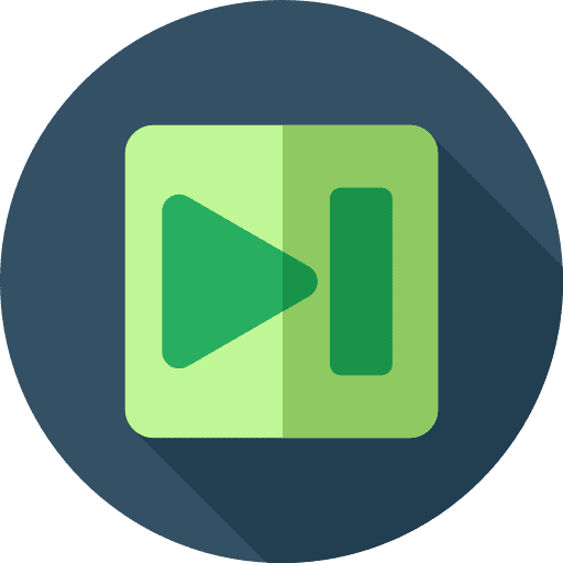 Next track advance button music and multimedia icon Next track advance button music and multimedia icon