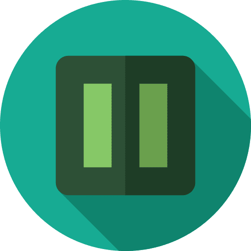 Pause music and multimedia video player interface icon Pause music and multimedia video player interface icon