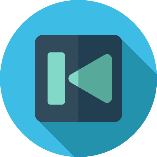 Previous track previous track video player multimedia icon Previous track previous track video player multimedia icon