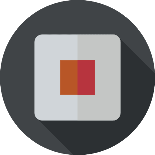 Stop video player square music and multimedia icon Stop video player square music and multimedia icon