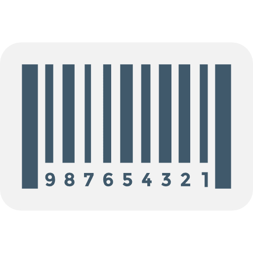 Barcode products barcode horizontal icon