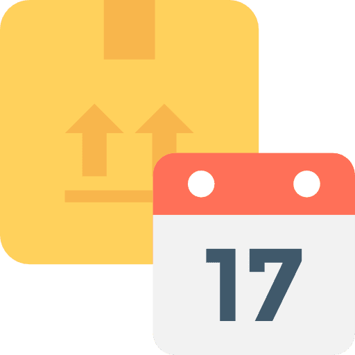 Delivery shipping and delivery business packaging icon