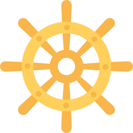 Helm helm sailing transportation icon