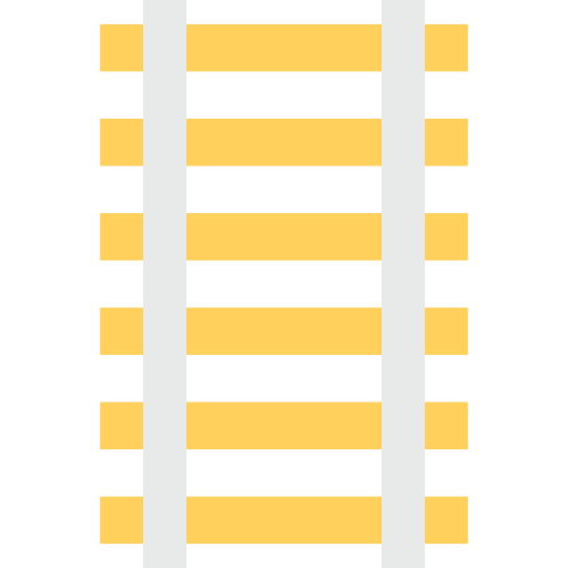 Rail railways transportation transport icon