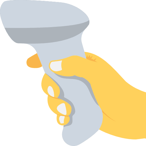 Barcode scanner shopping store technology supermarket icon